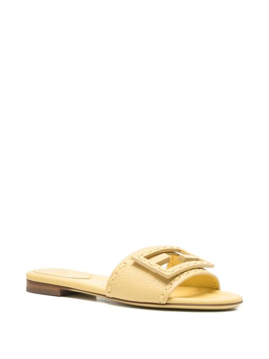 26SS 펜디 바게트 시에나 레더 슬라이드 8R8136 AQY2F1TKV Yellow - FENDI