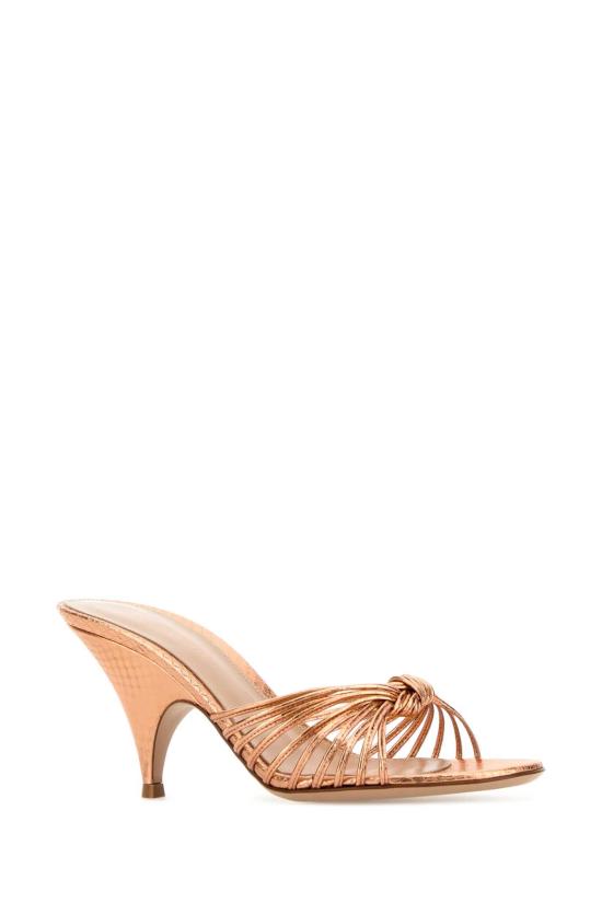 26SS 지안비토로시 뮬/슬리퍼 G1019270RICAYE ROGO Orange - GIANVITO ROSSI