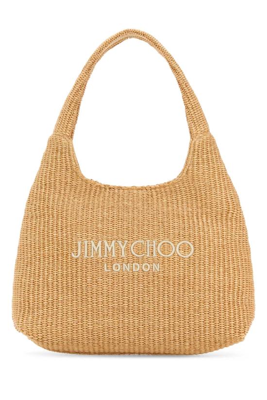 26SS 지미추 토트백 BEACHDMNDHOBOMJYN NATLAT Beige o Tan