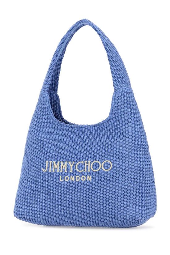 26SS 지미추 토트백 BEACHDMNDHOBOMJYN OCBLEC Light Blue - JIMMY CHOO