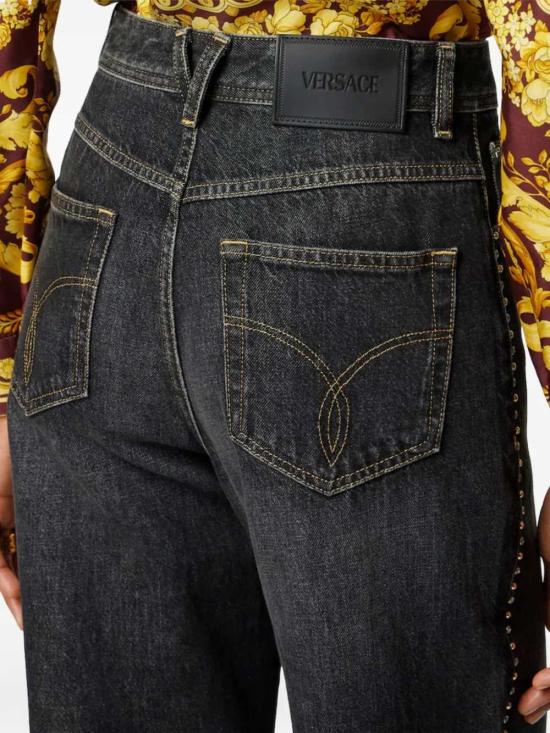 26SS 베르사체 데님 팬츠 10224521A16477 1D040 BLACK - VERSACE