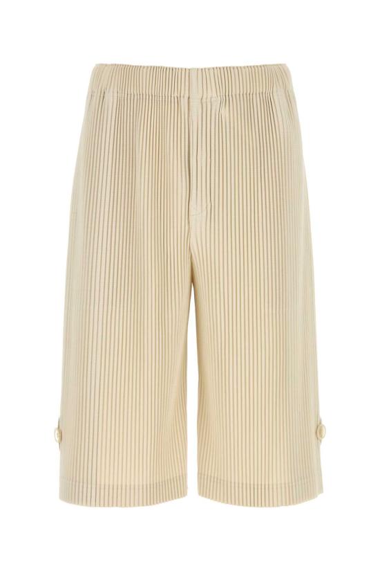 26SS 옴므 플리세 이세이 미야케 숏팬츠 HP66JF212 42 Beige o Tan