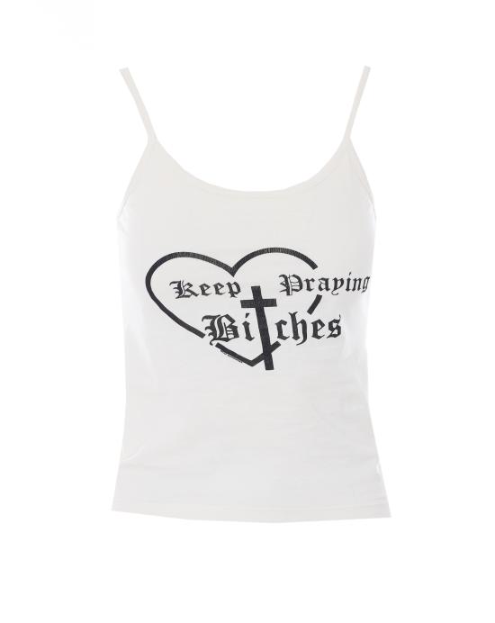 26SS 윌리 차바리아 민소매 티셔츠 WCJSY0224 065 White