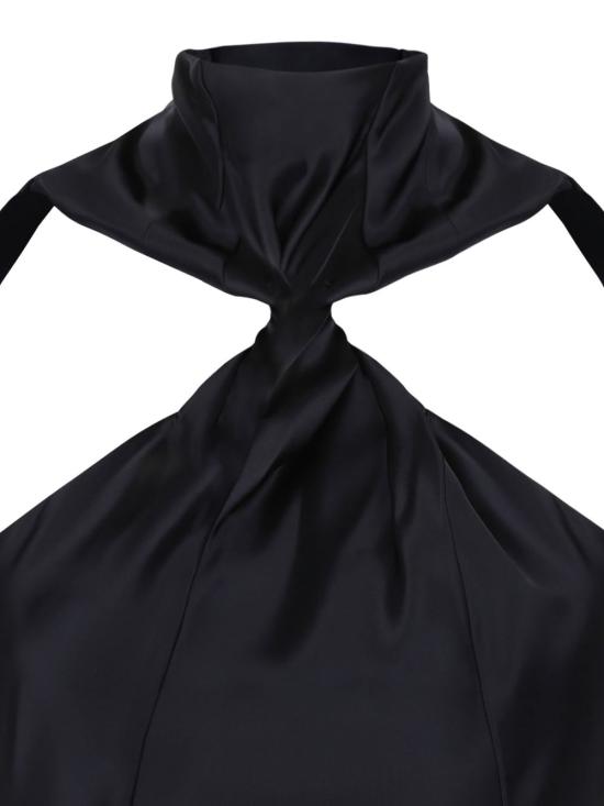 26SS 디 아티코 롱 원피스 251WCW00222VVV088AA 100 Black - THE ATTICO