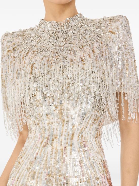 26SS 제니 팩햄 케이프 ZDAP105 001 Ivory - JENNY PACKHAM