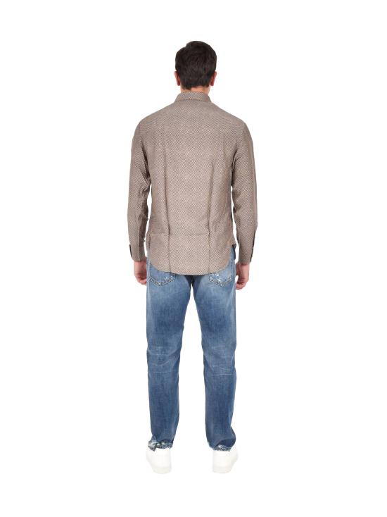 26SS 엠포리오 아르마니 긴팔 셔츠 EM004178AF21288 F1043 Beige - EMPORIO ARMANI