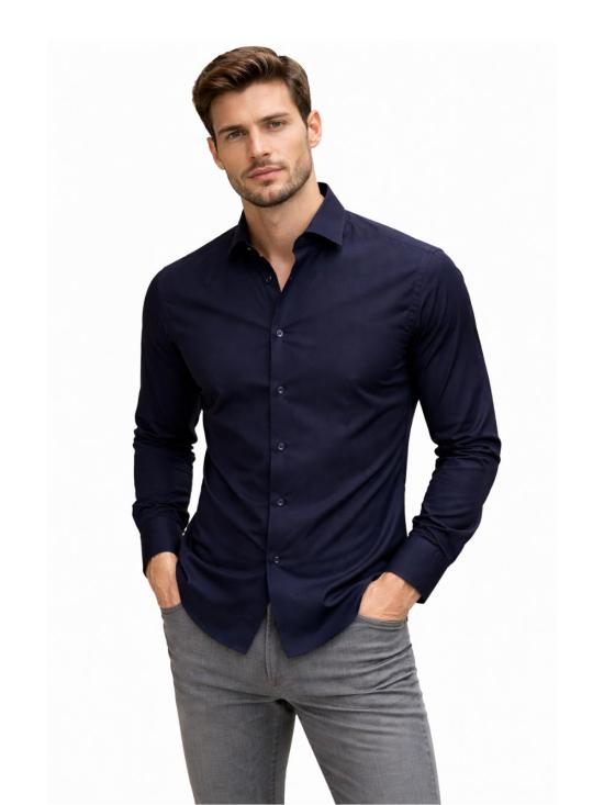 26SS 프랜지스 콜렉션 긴팔 셔츠 A10015 BLU Blue - FRANZESE COLLECTION