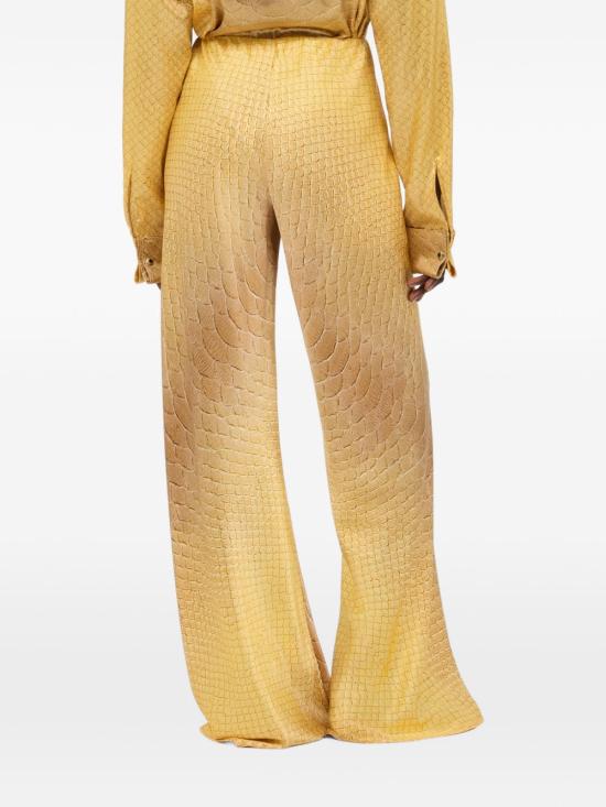 26SS 로베르토 카발리 팔라초 팬츠 WWT201RYS31 D0530 Golden - ROBERTO CAVALLI