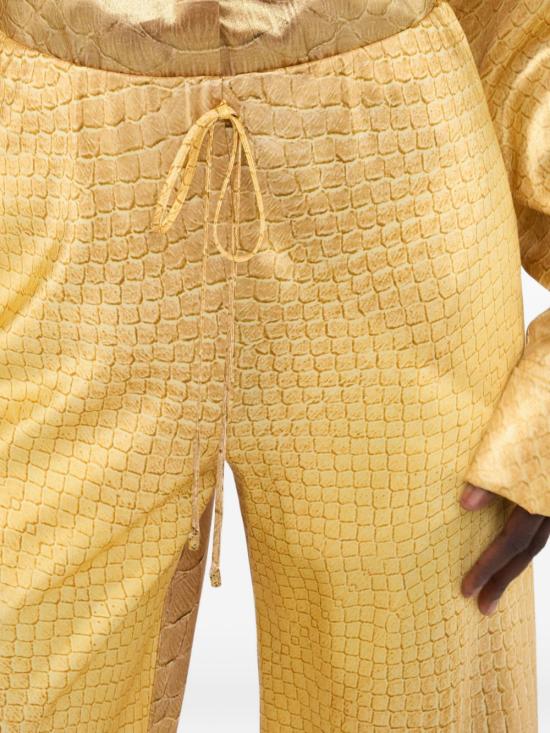 26SS 로베르토 카발리 팔라초 팬츠 WWT201RYS31 D0530 Golden - ROBERTO CAVALLI