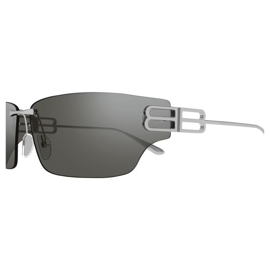 26SS 발렌시아가 선글라스 BB0485SA 003 RUTHENIUM RUTHENIUM SILVER - BALENCIAGA