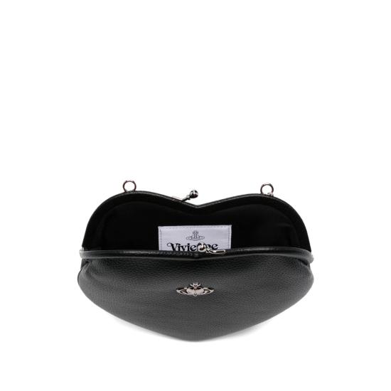 26SS 비비안웨스트우드 벨 하트 프레임 퍼스 4B01000CW S000D N403 BLACK - VIVIENNE WESTWOOD