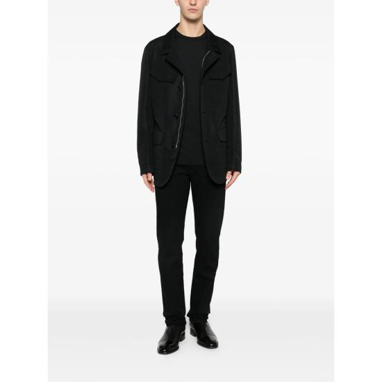 26SS 톰포드 반팔 티셔츠 JMT012 JCS004 NAA BLACK - TOMFORD