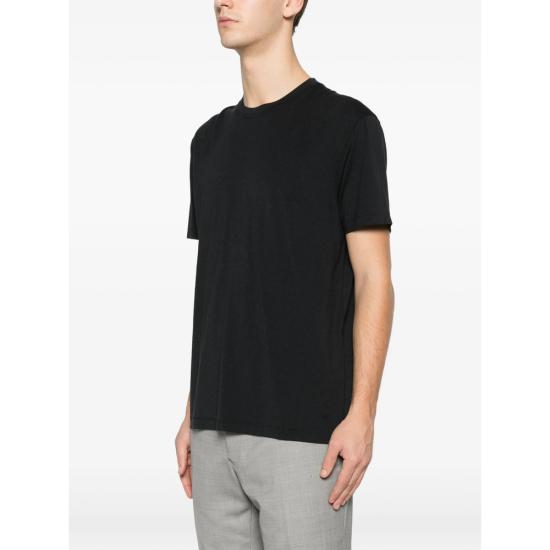 26FW 톰포드 반팔 티셔츠 JMT012 JCS004 NAA BLACK - TOMFORD