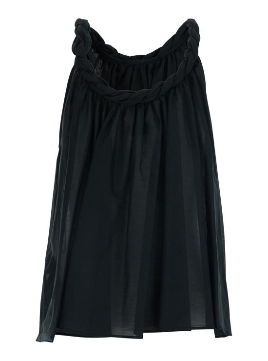 26SS 세미쿠튀르 민소매 티셔츠 S6SI02Y690 Black - SEMI-COUTURE