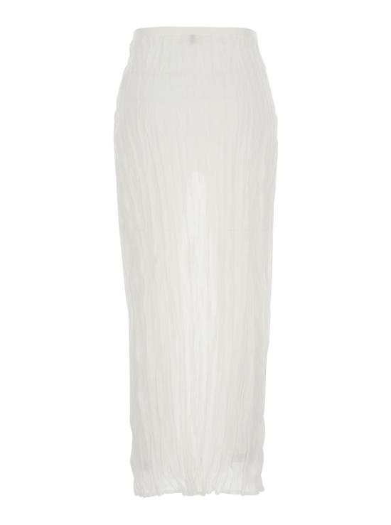 26SS 토템 롱 스커트 262WRB0456YA0244047 White