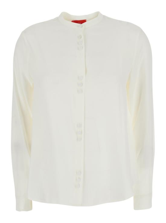 26SS 메르씨 블라우스 CAM030PCOCONUT White