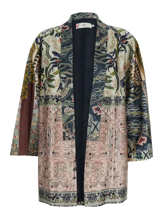 26SS 후이 긴팔 티셔츠 HW11GD3619BROWNPRINT Multicolor