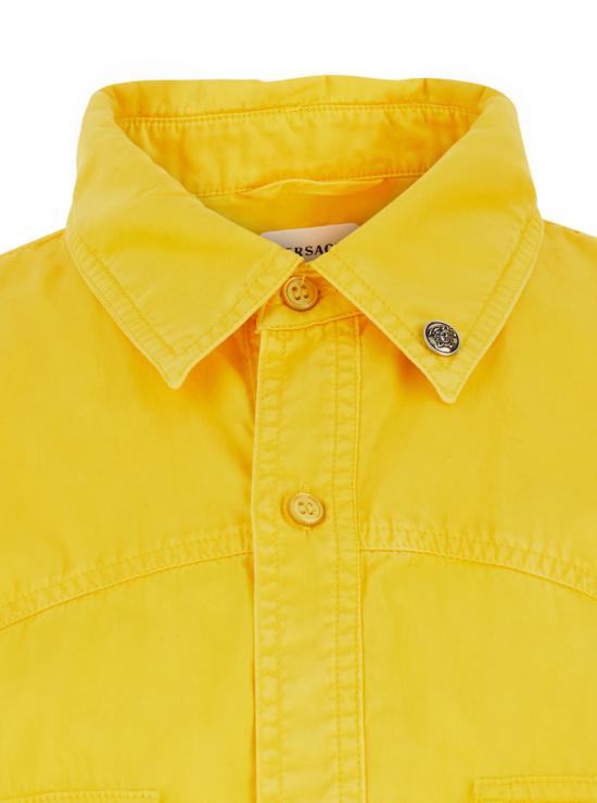 26SS 베르사체 긴팔 셔츠 10250761A181851Y470 Yellow - VERSACE