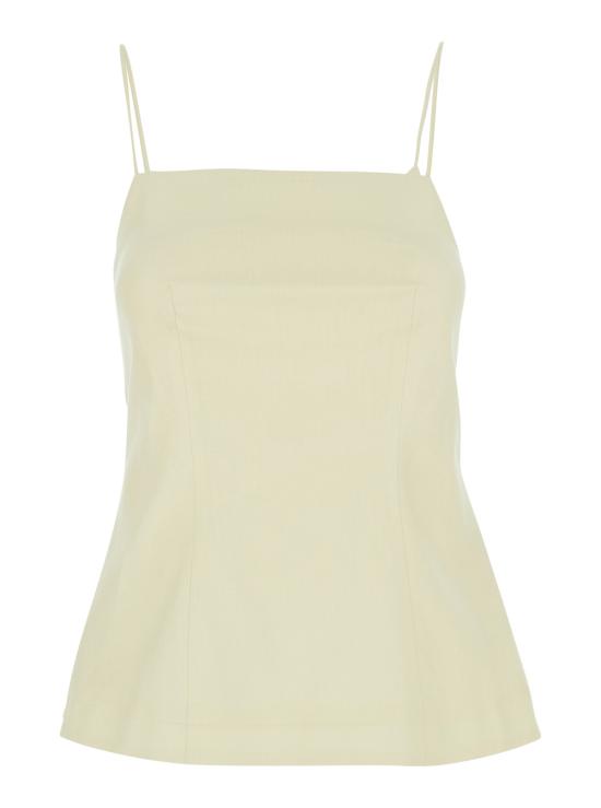 26SS 세미쿠튀르 민소매 티셔츠 S6SN04A411 Yellow