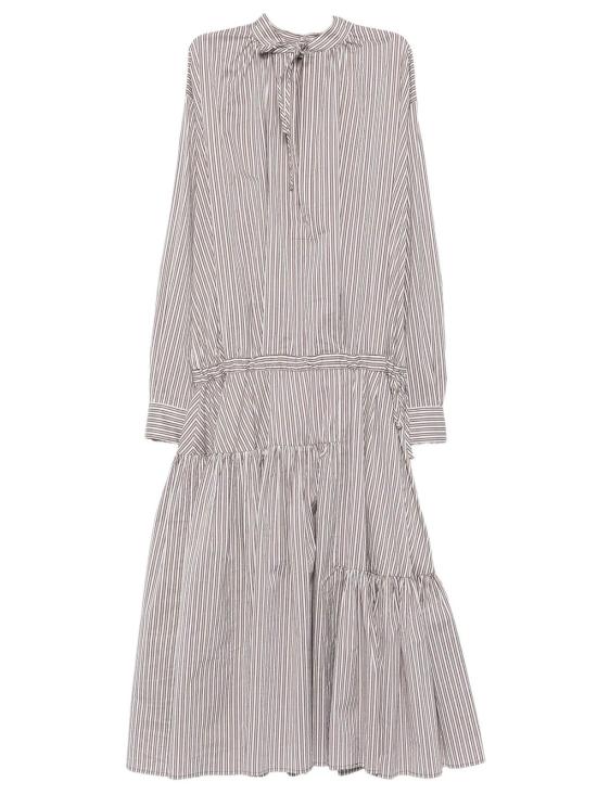 26SS 드리스 반 노튼 롱 원피스 0110503132 703 BROWN