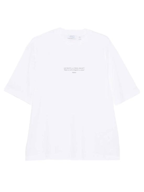 26SS 오프화이트 반팔 티셔츠 OMAA120S26J007 100 WHITE