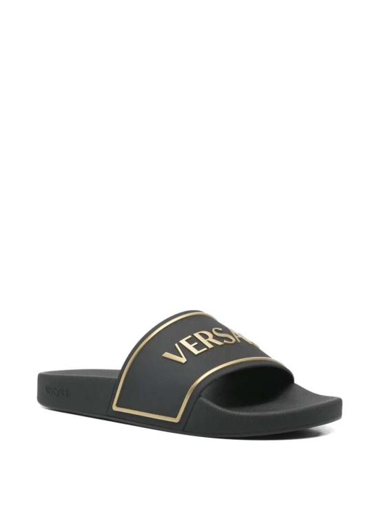26SS 베르사체 뮬/슬리퍼 10184961A17013 2B130 BLACK GOLD - VERSACE