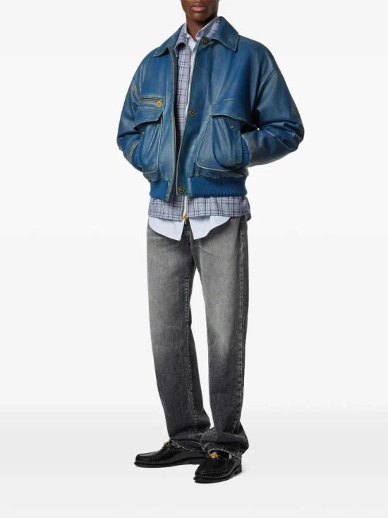 26SS 베르사체 데님 팬츠 10177751A16053 1D980 MEDIUM GREY - VERSACE