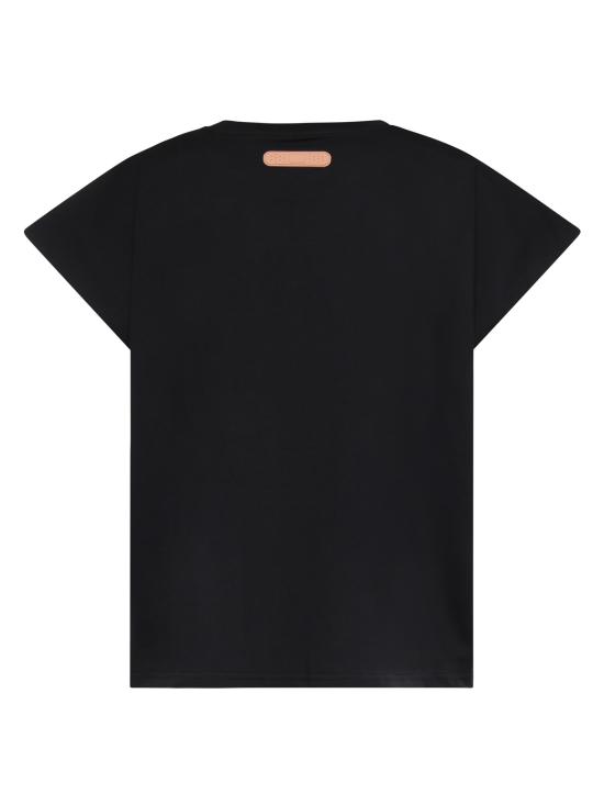 26SS 피디에프 반팔 티셔츠 DFM54033TJ112WORLD BLACK - PDF