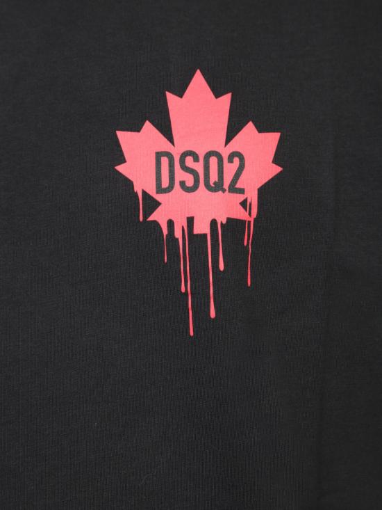  디스퀘어드2 폴로 티셔츠 S74GD1358 D20014 900 BLACK - DSQUARED2