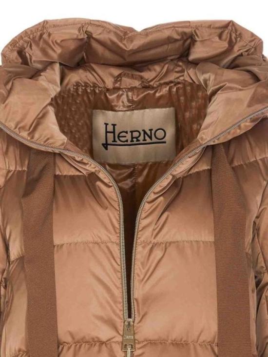 25FW 에르노 새틴 A-셰이프 재킷 PI1304D 12170Z2157 CAMEL - HERNO