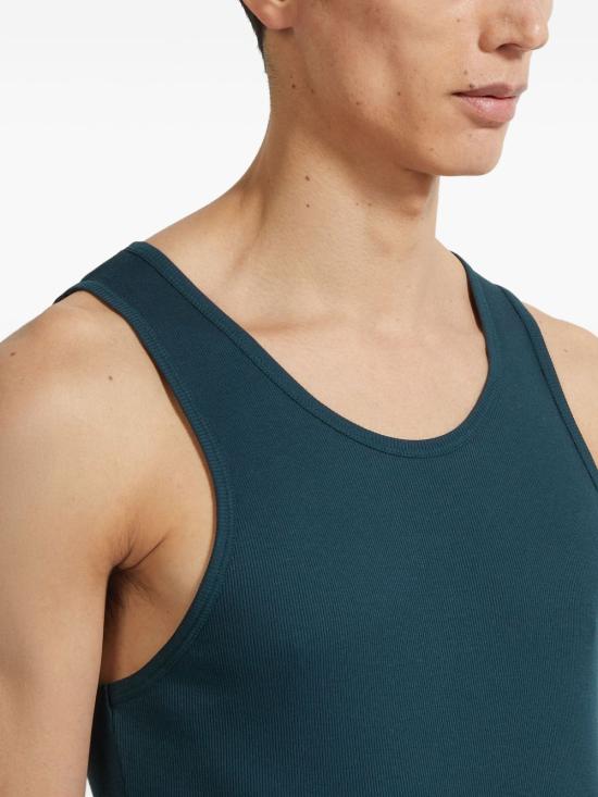 26SS 에르메네질도제냐 긴팔 티셔츠 N3D131840 302 Oil - ERMENEGILDO ZEGNA