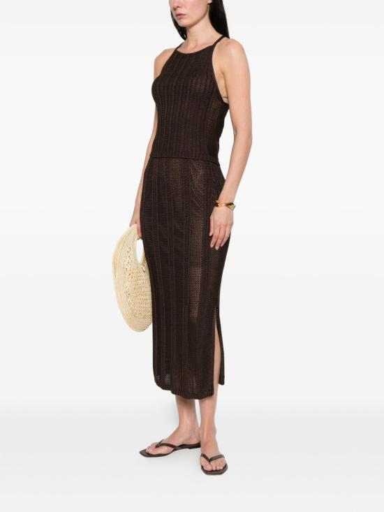 26SS 페니 블랙 숏 스커트 2611301013270 002 Brown - PENNYBLACK