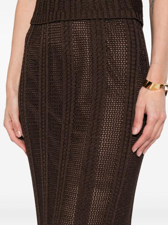 26SS 페니 블랙 숏 스커트 2611301013270 002 Brown - PENNYBLACK