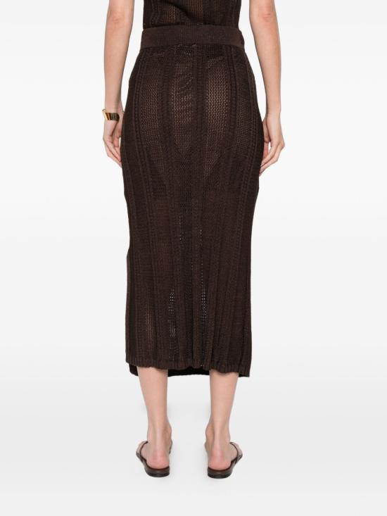 26SS 페니 블랙 숏 스커트 2611301013270 002 Brown - PENNYBLACK