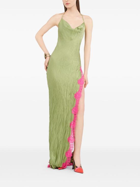 26SS 로베르토 카발리 롱 원피스 WQT150SE041 04064LIGHTGREEN Green - ROBERTO CAVALLI