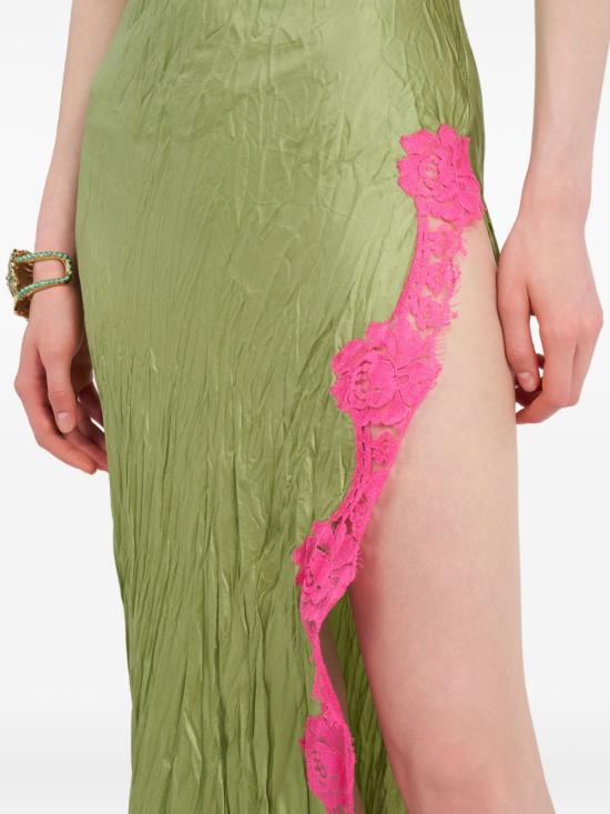 26SS 로베르토 카발리 롱 원피스 WQT150SE041 04064LIGHTGREEN Green - ROBERTO CAVALLI