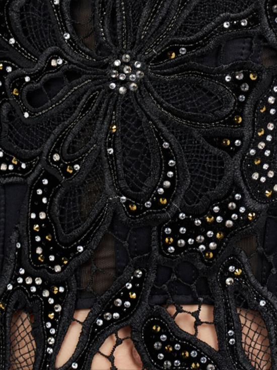 26SS 로베르토 카발리 롱 원피스 WKR137FT009 05051BLACK Black - ROBERTO CAVALLI