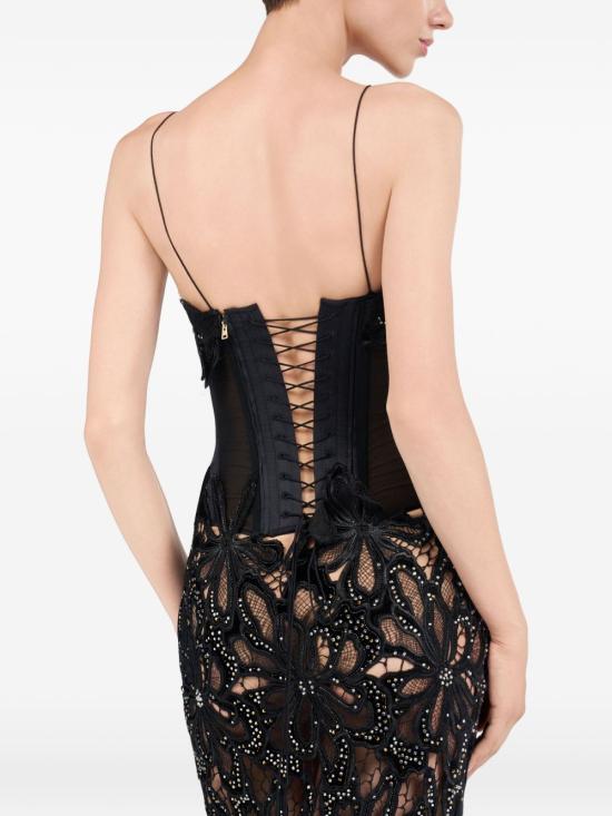 26SS 로베르토 카발리 롱 원피스 WKR137FT009 05051BLACK Black - ROBERTO CAVALLI