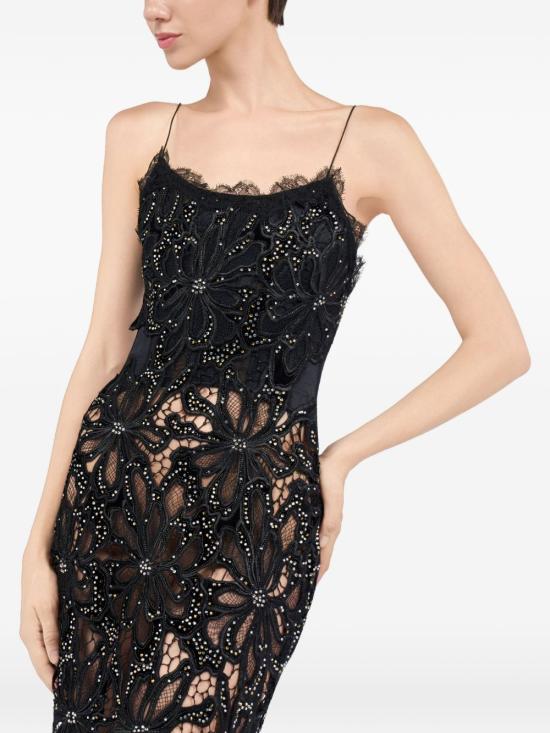 26SS 로베르토 카발리 롱 원피스 WKR137FT009 05051BLACK Black - ROBERTO CAVALLI