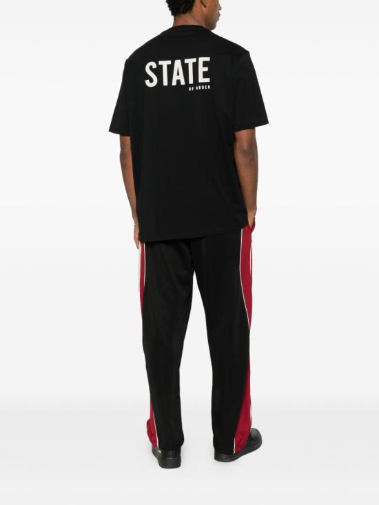 26SS 스테이트오브오더 반팔 티셔츠 ST2526002 D001 Black - STATE OF ORDER