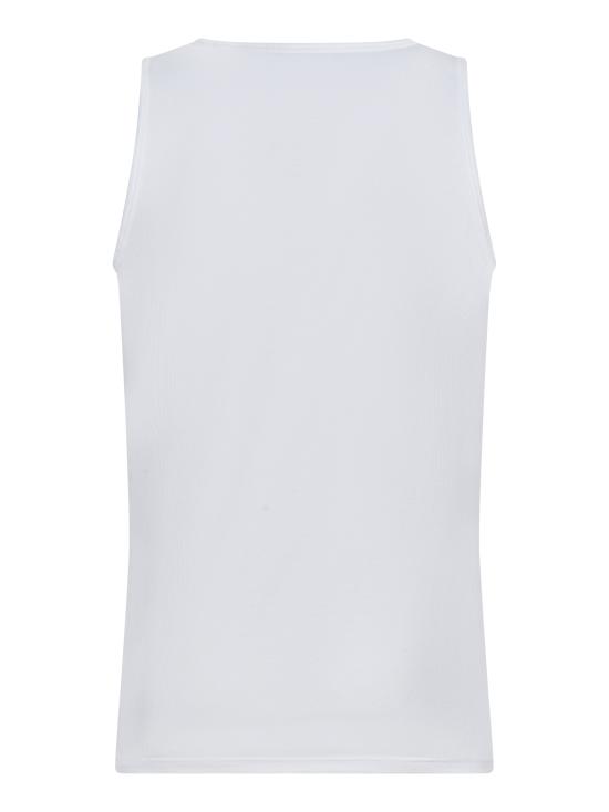 26SS 에르메네질도제냐 민소매 티셔츠 N3D131840 100 White - ERMENEGILDO ZEGNA