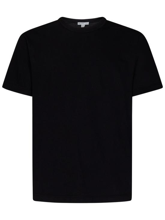  제임스펄스 클래식 핏 숏슬리브 크루넥 티셔츠 MLJ3311 BLK Black