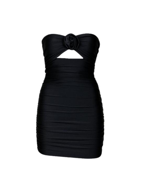 26SS 룸76 숏 원피스 FRAS25412 BLACK Black