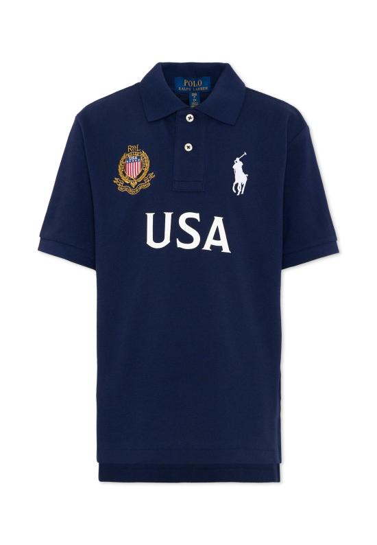 26FW [키즈] 랄프 로렌 폴로 셔츠 B23441001 BLUE