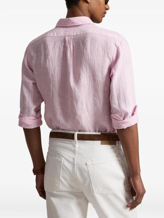 26SS 폴로 랄프로렌 긴팔 셔츠 710 B15 594 008 PINK WHITE - POLO RALPH LAUREN