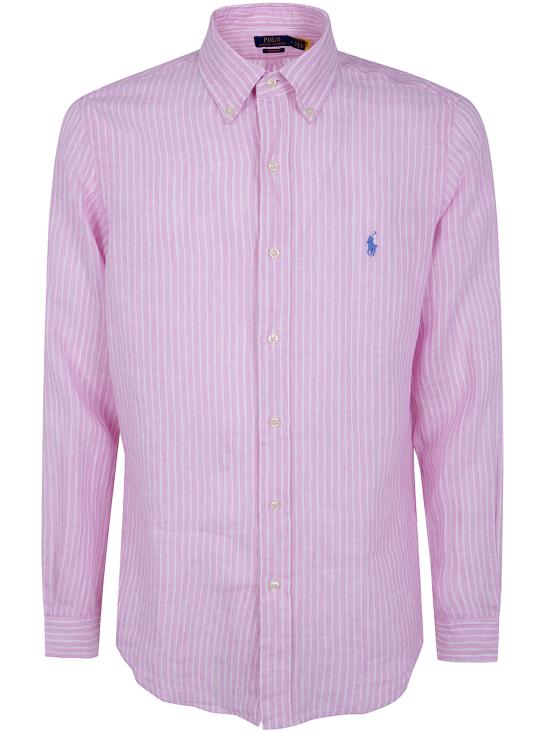 26SS 폴로 랄프로렌 긴팔 셔츠 710 B15 594 008 PINK WHITE - POLO RALPH LAUREN