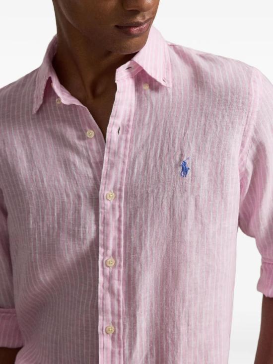 26SS 폴로 랄프로렌 긴팔 셔츠 710 B15 594 008 PINK WHITE - POLO RALPH LAUREN