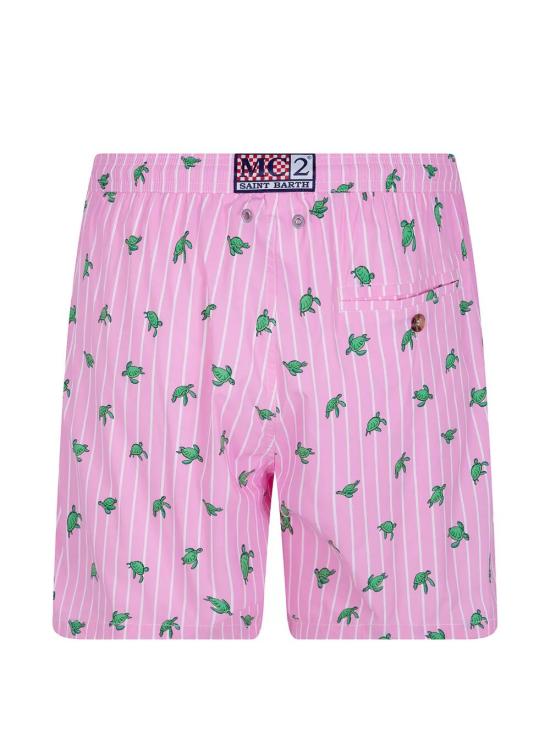 26SS 세인트바쓰 스윔팬츠 LIG0016 02116L 2157 PINK GREEN - MC2 SAINT BARTH