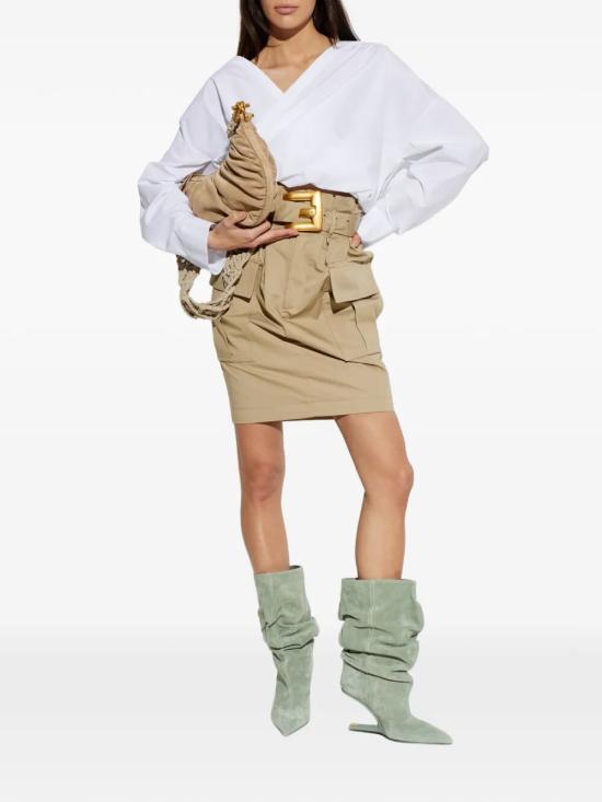 26SS 발망 셔츠 GF0HU491CG72 0FB OPTIC WHITE - BALMAIN