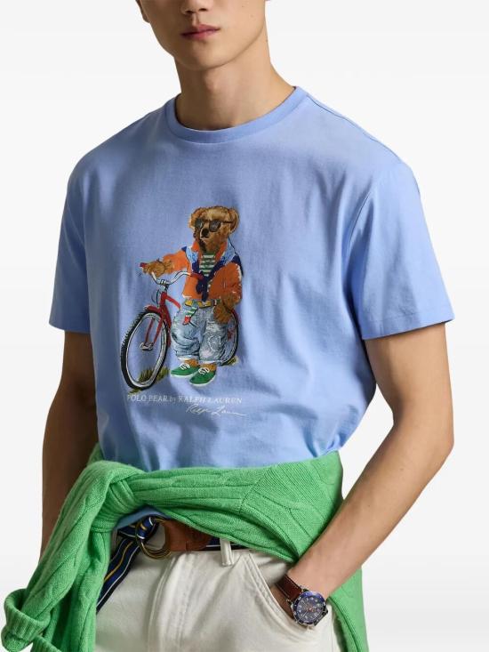 26SS 폴로 랄프로렌 반팔 티셔츠 710 B16 612 001 AUSTIN BLUE SUMMER BEAR - POLO RALPH LAUREN